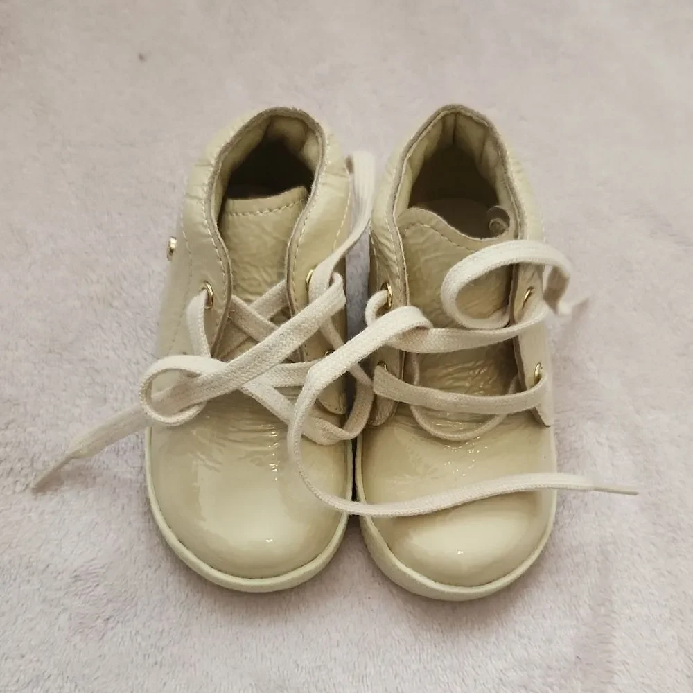 Naturino Falcotto Kids Cream Lace-Up Shoes